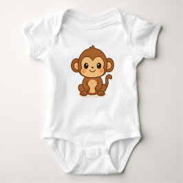 Cute Monkey Baby Bodysuit T Shirt