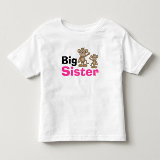 Cute Monkey Big Sister T-shirt