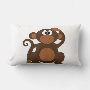 Cute Monkey Lumbarkudde