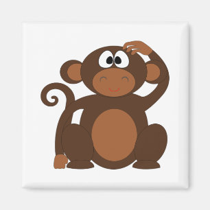 Cute Monkey Magnet