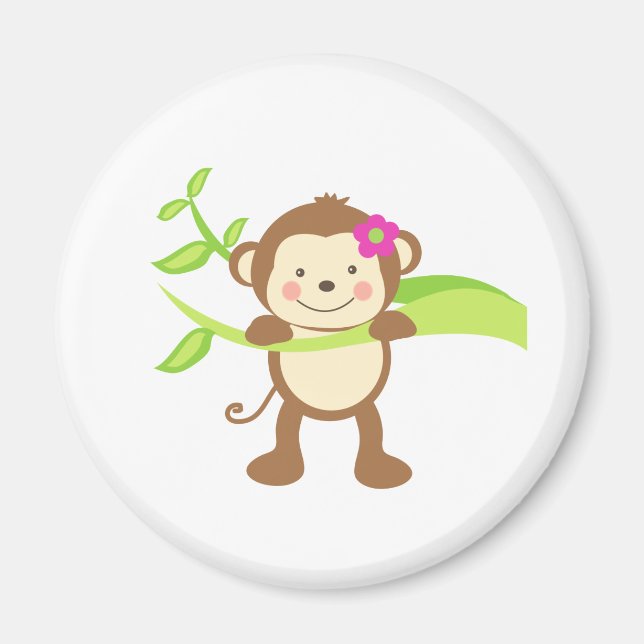 Cute Monkey.png Magnet (Framsidan)