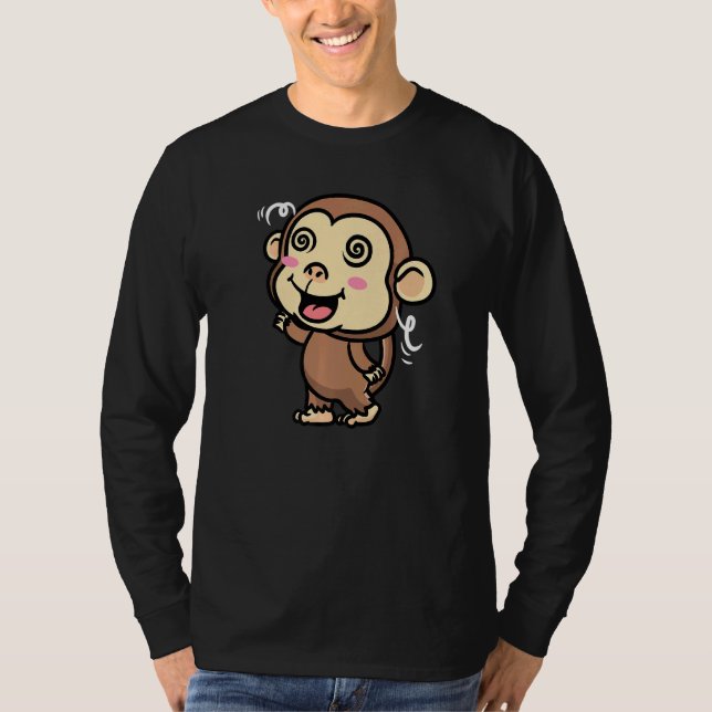 Cute Monkey T Shirt (Framsida)