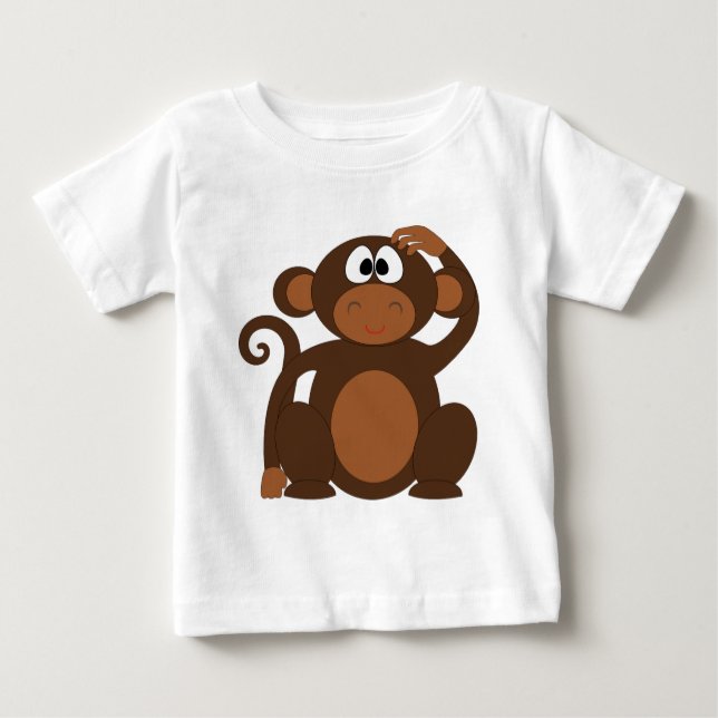 Cute Monkey Tee (Framsida)