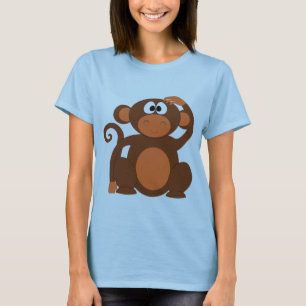 Cute Monkey Tee Shirt