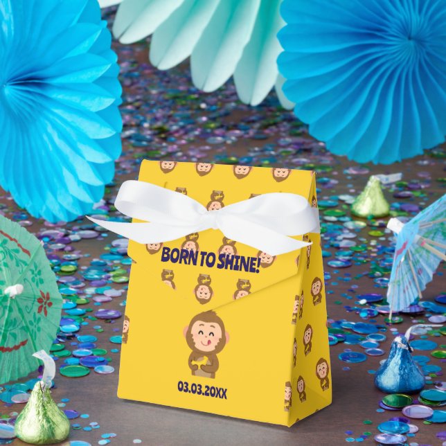 Cute Monkey Theme Boy Shower Presentaskar (Part)