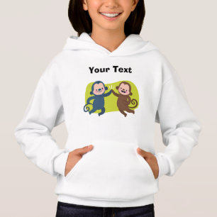 Cute Monkeys Hoodie T Shirt