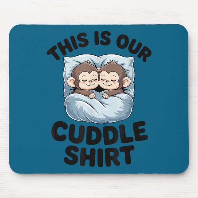 Cute Monkeys Snuggle This Is Our Cuddle  Musmatta (Framsidan)