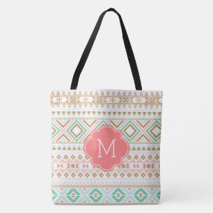 Cute Monogram-stammar som är inspirerade av Mönste Tygkasse
