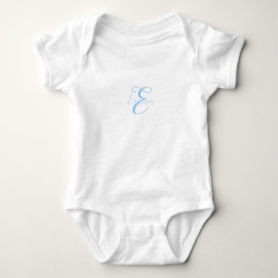 Cute Monogrammad Gult Anka Baby T Shirt