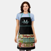 Cute Monogrammed julklapp - Apron