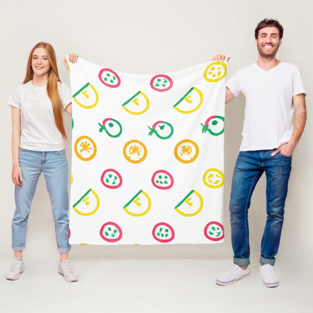 Cute Mönster Artwork. Köp nu Fleecefilt (På plats)