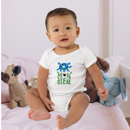 Cute Monster Baby Bodykostym T Shirt