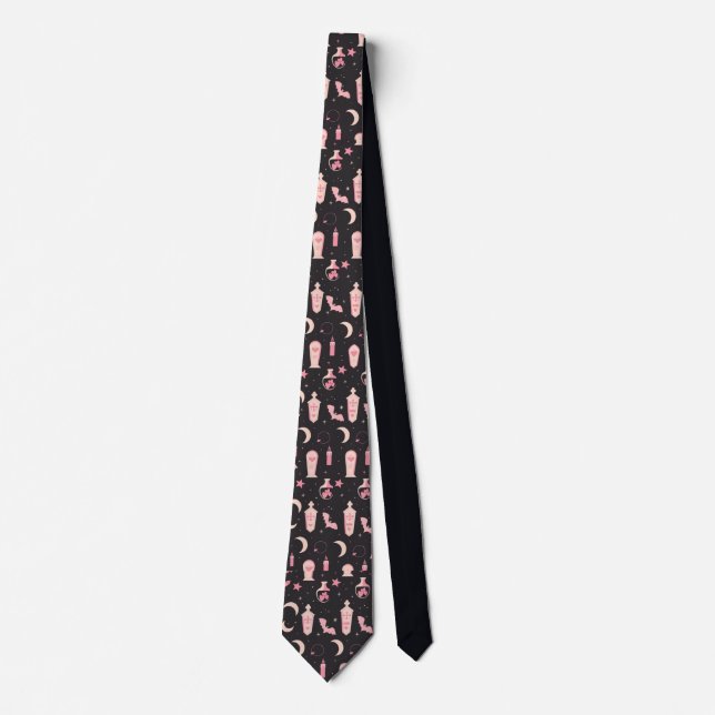 Cute mönster black and rosa vampyr witchcraft slips (Framsida)