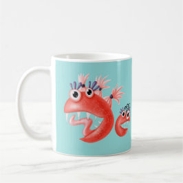 Cute Monster Crazy Funny Kids Kaffemugg