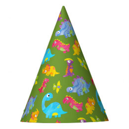 Cute Mönster För barn Grönt Baby Dinosaur Birthday