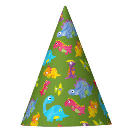 Cute Mönster För barn Grönt Baby Dinosaur Birthday