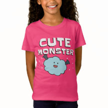 Cute Monster Girls Bra Jersey T-Shirt