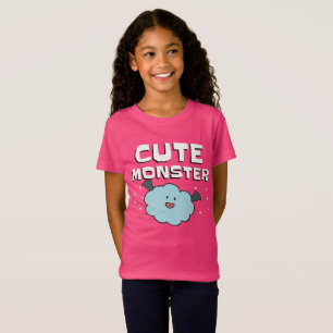 Cute Monster Girls Bra Jersey T-Shirt