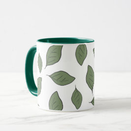 Cute mönster löv mugg