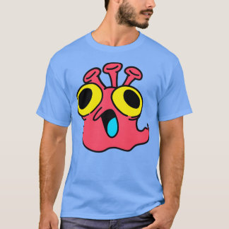 Cute Monster med Fånig Ansikte T Shirt