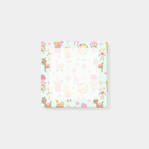 Cute Mönster med vismdjur och Leksaker Post-it Block