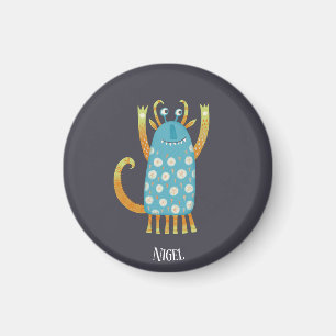 Cute Monster-Personlig Magnet