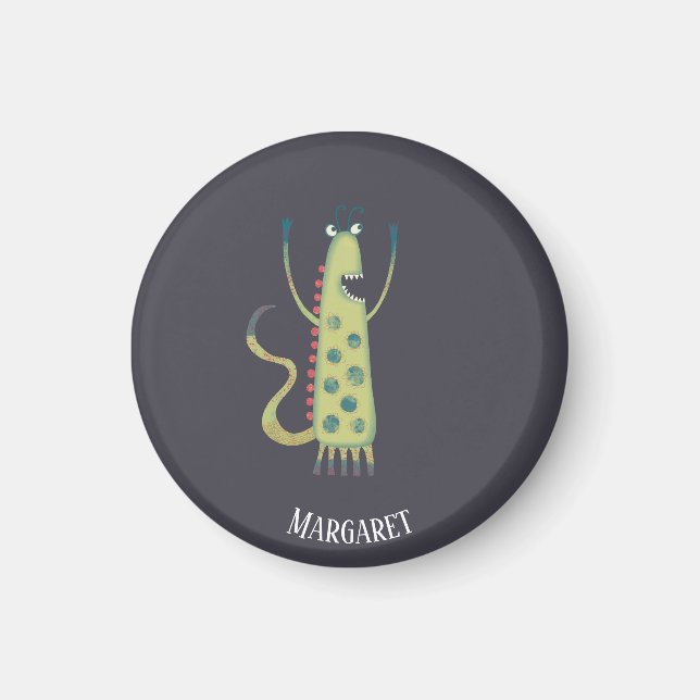 Cute Monster-Personlig Magnet (Framsidan)
