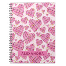 Cute Mönster Pput Rosa Hearts Faux Glitter Namn