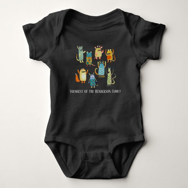 Cute Monster T Shirt (Framsida)