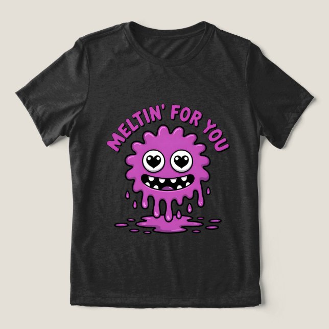 Cute Monster T Shirt (Design Framsida)