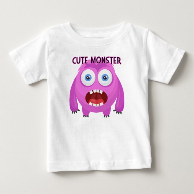 Cute monster t shirt (Framsida)
