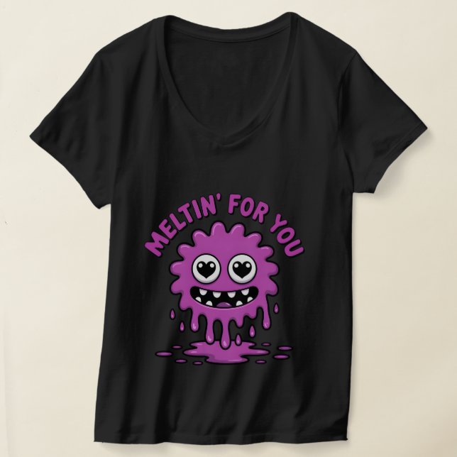 Cute Monster T Shirt (Laydown)