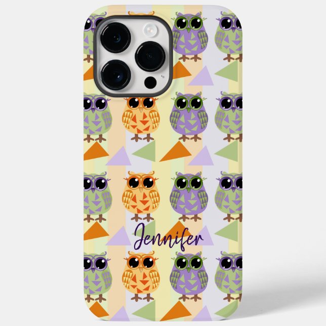 Cute Mönster Uggla Fodral-Mate iphone case (Baksida)
