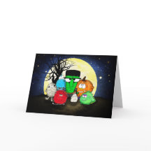 Cute Monsters Happy halloween