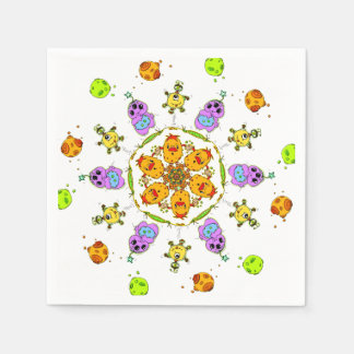 cute monsters pappersservett