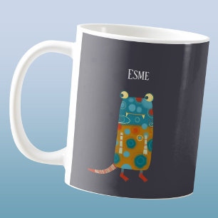 Cute Monsters Personlig Kaffemugg