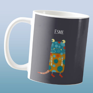 Cute Monsters Personlig Kaffemugg