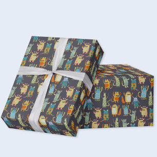 Cute Monsters Presentpapper