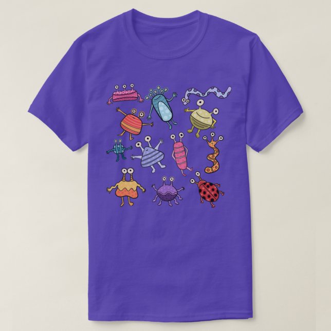 Cute Monters T Shirt (Design framsida)