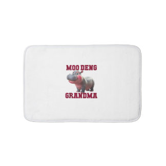 Cute MOO DENG GRANDMA Baby Hippo Granny Teacher Cu Badrumsmatta
