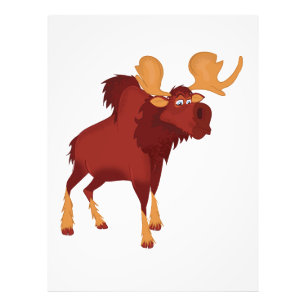 Cute Moose Fototryck