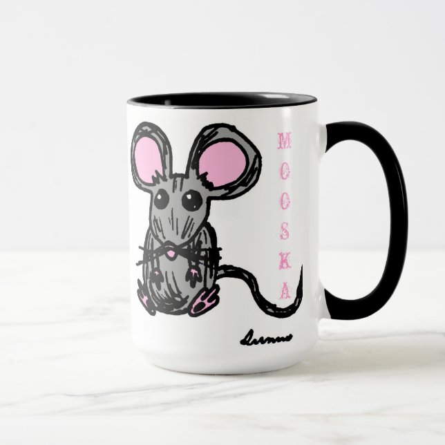 Cute Mooska Mouse Mugg (Höger)
