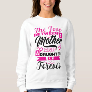 Cute Mor Dotter kärlek ord T Shirt