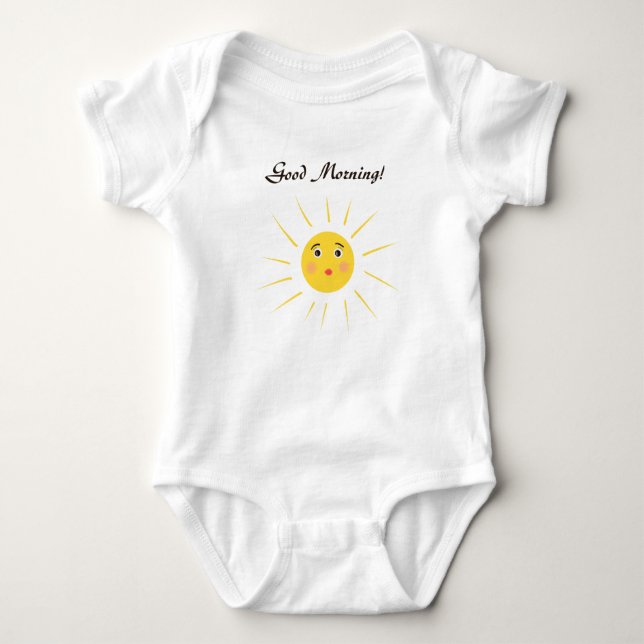 Cute Morgon sol T Shirt (Framsida)