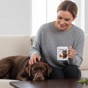 Cute  ''Morgon Tea with My Labrador' Mugg