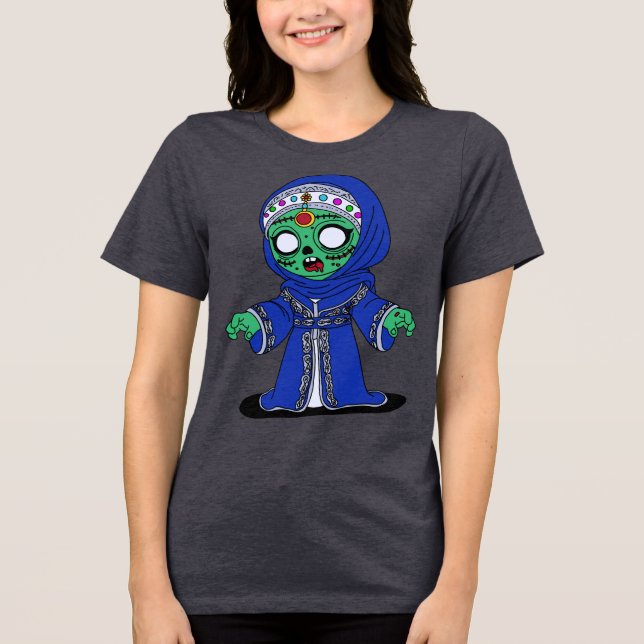 Cute Moroccan Zombie T Shirt (Framsida)