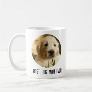 Cute Mors dag Best Hund någonsin Photo Mamma Kaffemugg