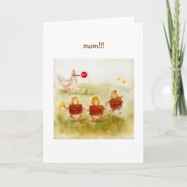 Cute mors dag-kort kort (Framsida)