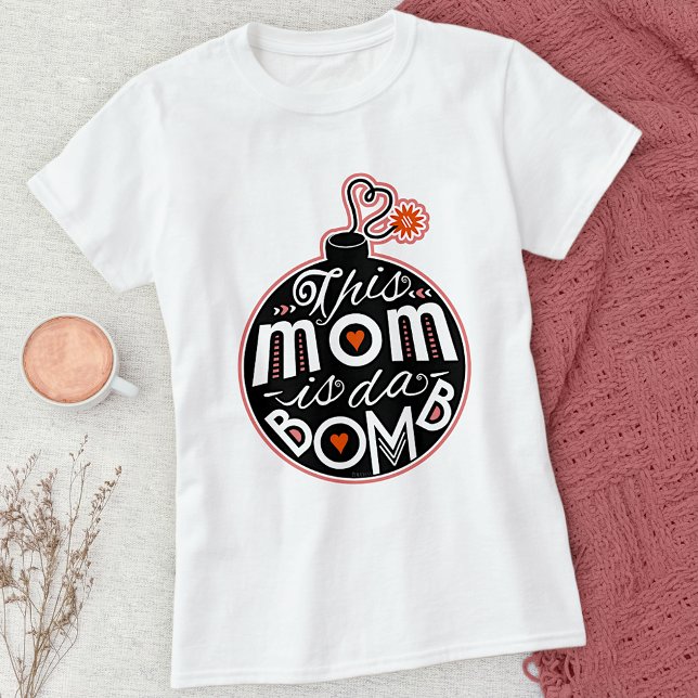 Cute Mors dag Mamma da Bomb Modern Typografi Tröja (Skapare uppladdad)