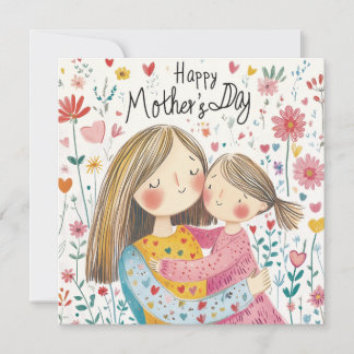 Cute Mor's Day Card Julkort